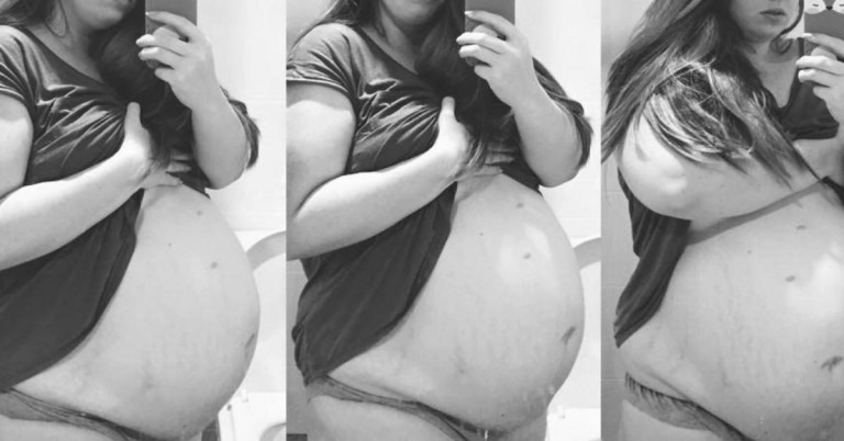 Ez az anya csak arra várt, hogy megszülhesse 4.-ik gyermekét… de a hasa túl gyorsan növekedett…