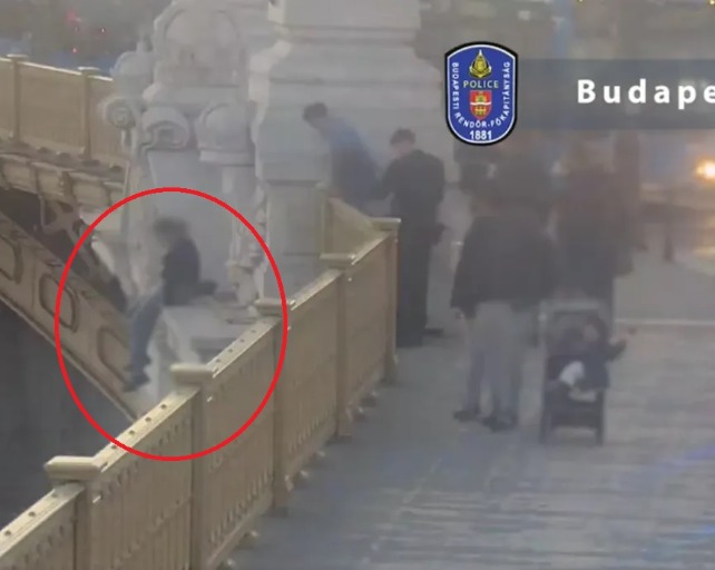 Egy 21 éves lány a sziklák fölött mászott ki a Margit híd peremére, hogy leugorjon